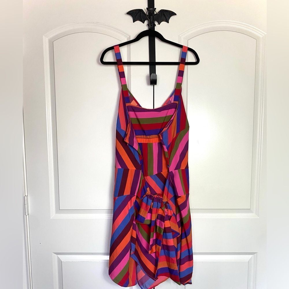New Day dopamine Summer Dress Multi Color Striped NWT  4X